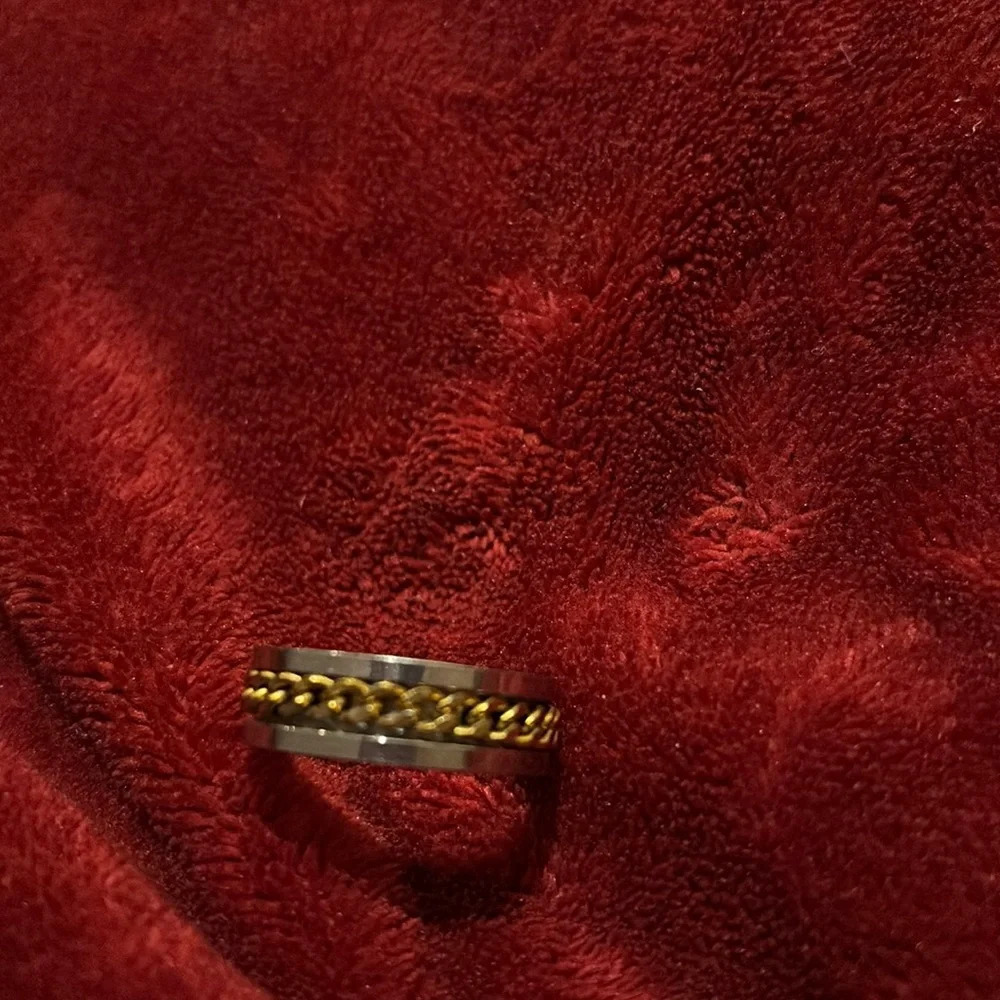 Vintage Style Titanium Band Ring Size‎ 11 - Picture 3 of 12